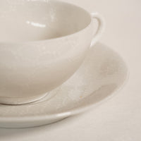 Tasse et soucoupe Hakuji Komon Japonaise