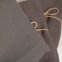 Nappe en lin gris anthracite