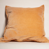 Coussin carré en velour vintage