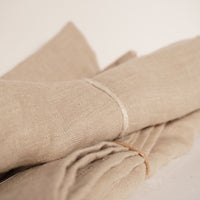 Serviette en lin naturel