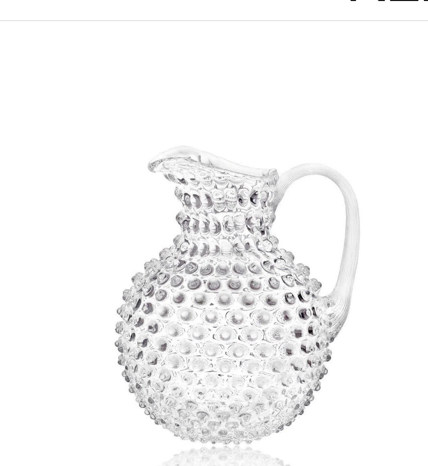 Carafe en cristal Hobnail Klimchi