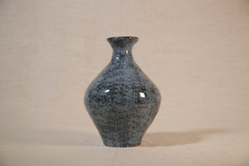 Vase bleu stone  tacheté - collection "Céramique de l'Est de L'UE"