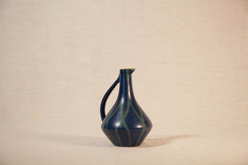 Vase carafe bleu vert - collection "Céramique de l'Est de L'UE"