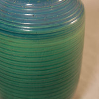 Vase dégradè bleu verte - collection "Céramique de l'Est de L'UE"