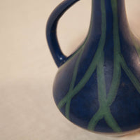 Vase carafe bleu vert - collection "Céramique de l'Est de L'UE"