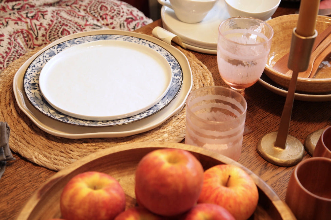 Assiette fleurs porcelaine Japonaise